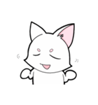White cat's daily-2（個別スタンプ：5）