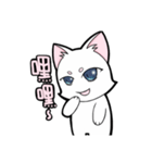 White cat's daily-2（個別スタンプ：11）