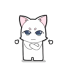 White cat's daily-2（個別スタンプ：13）