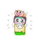 ..Mr. Kosuke and pig..（個別スタンプ：10）