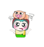 ..Mr. Kosuke and pig..（個別スタンプ：18）