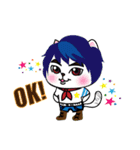 cat haha（個別スタンプ：3）