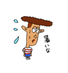 汗男の憂鬱（個別スタンプ：15）