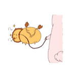 イケメンうさぎのペットはライオン（個別スタンプ：24）