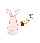 イケメンうさぎのペットはライオン（個別スタンプ：27）