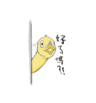 Hair boy ＆ his Duck（個別スタンプ：10）