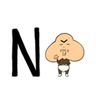 Hair boy ＆ his Duck（個別スタンプ：22）