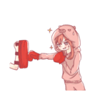 Strongly Piggy（個別スタンプ：1）
