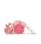 Strongly Piggy（個別スタンプ：5）
