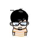 Khun Glasses man（個別スタンプ：8）