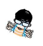 Khun Glasses man（個別スタンプ：13）