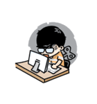 Khun Glasses man（個別スタンプ：14）