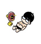 Khun Glasses man（個別スタンプ：15）