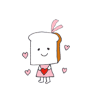 食パンくんと食パンちゃん（個別スタンプ：21）