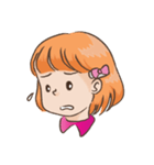 hairpin little girl（個別スタンプ：7）