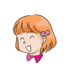 hairpin little girl（個別スタンプ：40）