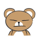 round round brown bear（個別スタンプ：16）