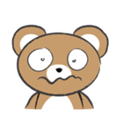 round round brown bear（個別スタンプ：24）