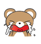 round round brown bear（個別スタンプ：29）