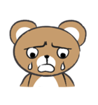 round round brown bear（個別スタンプ：30）