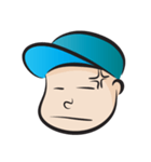 blue cap boy（個別スタンプ：16）