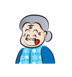 old woman cute cute（個別スタンプ：1）