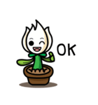 White Flower（個別スタンプ：6）