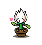 White Flower（個別スタンプ：9）