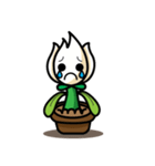 White Flower（個別スタンプ：10）