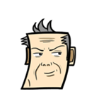 Stubborn old man（個別スタンプ：12）