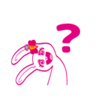 超絶ポジティブ うさ子さん（個別スタンプ：34）