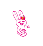 超絶ポジティブ うさ子さん（個別スタンプ：36）
