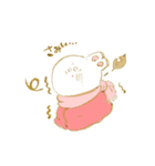 うさぎの女の子 ぽっぽちゃん（個別スタンプ：9）
