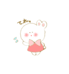 うさぎの女の子 ぽっぽちゃん（個別スタンプ：16）