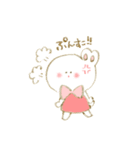 うさぎの女の子 ぽっぽちゃん（個別スタンプ：19）