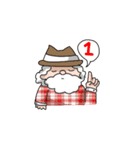 Blue Grandpa (X'mas ＆ New Year)（個別スタンプ：7）
