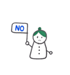 雪だるまの女の子（個別スタンプ：2）