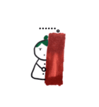 雪だるまの女の子（個別スタンプ：6）
