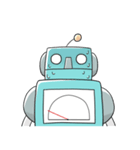 とてつもなくやる気のないロボット（個別スタンプ：4）