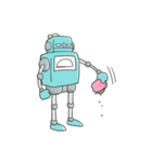 とてつもなくやる気のないロボット（個別スタンプ：13）