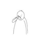isolated boy daily（個別スタンプ：17）