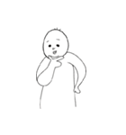 isolated boy daily（個別スタンプ：40）