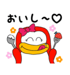毎日使える❤️赤ペンちゃん（個別スタンプ：34）