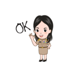 funny teacher（個別スタンプ：4）