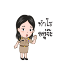 funny teacher（個別スタンプ：10）