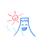 Smile Mt.Fuji and Sun（個別スタンプ：12）