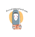 バラのヒジャブの生活（個別スタンプ：1）