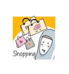バラのヒジャブの生活（個別スタンプ：33）
