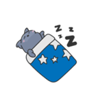 Russia Blue cat（個別スタンプ：7）