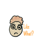 ハーフな女の子（個別スタンプ：6）